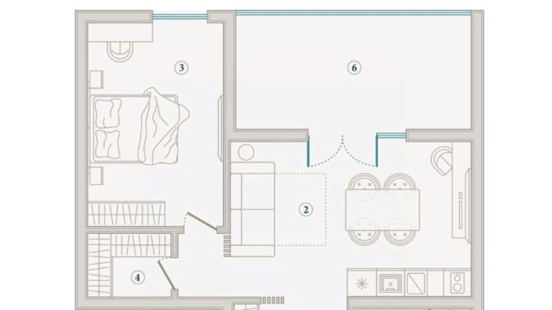 Продам 1-комнатную квартиру от застройщика, 59.8 м², Анапа, Корпус                                                     3